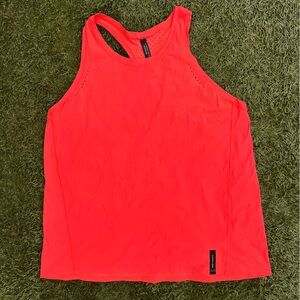 Athleta x Allyson Felix Womens Ultimate Legend Sleeveless Tank Top Neon Orange L